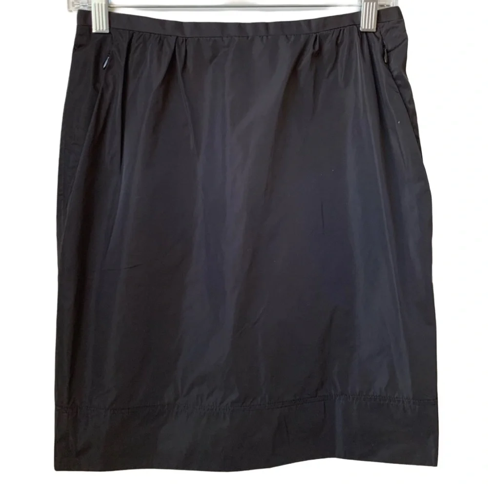 JOEFFER CAOC Women’s Black Nylon Lined Skirt